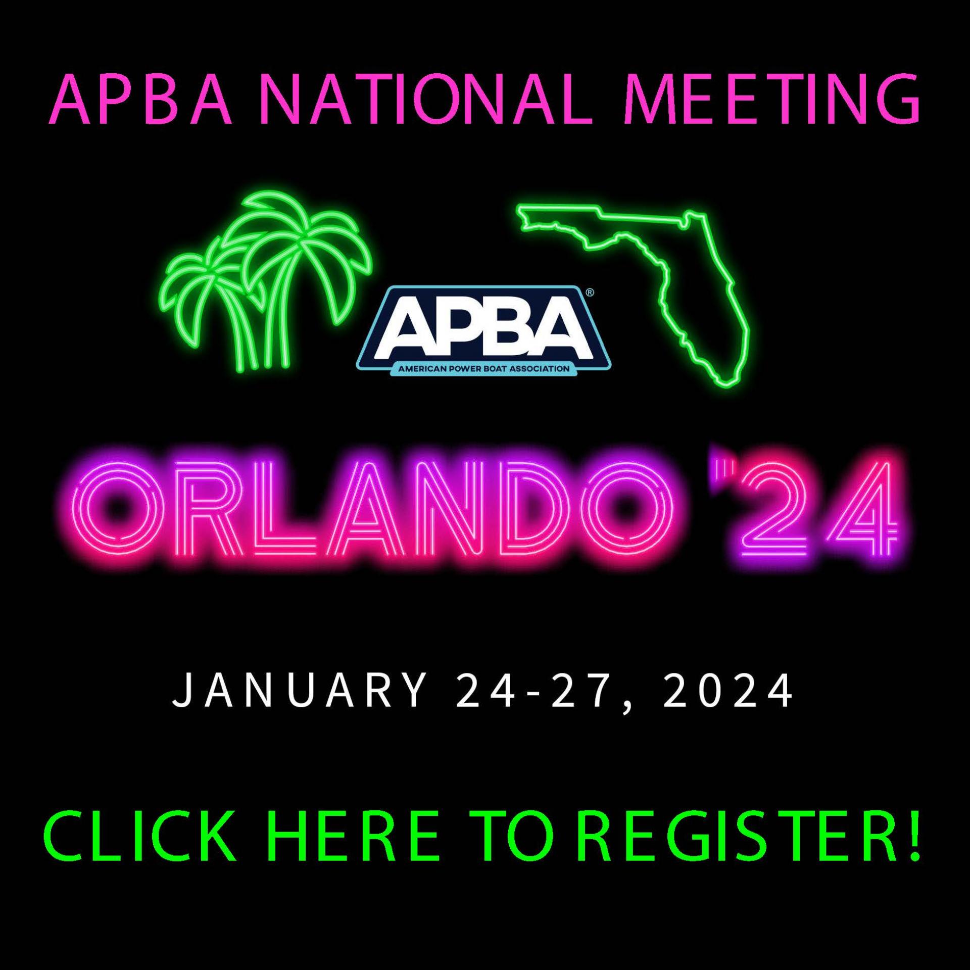 APBA National Meeting American Power Boat Association